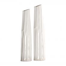 Uttermost 18868 - Uttermost Kenley Crackled White Vases Set/2