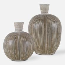 Uttermost 17990 - Uttermost Islander White Washed Vases Set/2