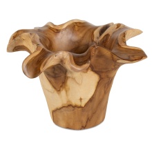 Uttermost 17134 - Uttermost Teak Flow Natural Outdoor Bowl