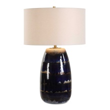 Uttermost 30549 - Uttermost Orleans Blue Glaze Table Lamp