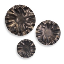 Uttermost 04390 - Uttermost Peonia Outdoor Bronze Wall Art Set/3