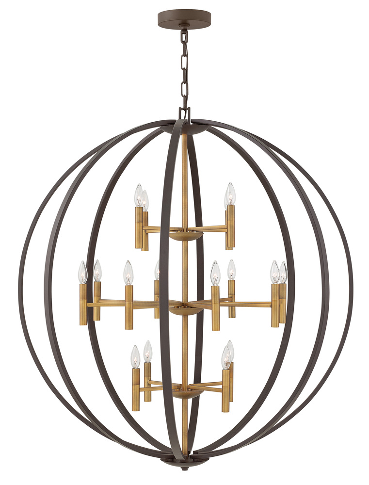 Double Extra Large Three Tier Orb Chandelier