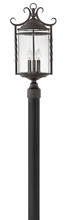 Hinkley 1141OL-CL - Large Post Mount Lantern