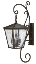 Hinkley 1436RB - Extra Large Wall Mount Lantern with Scroll
