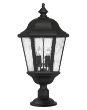 Hinkley 1677BK - Extra Large Post Mount Lantern