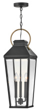 Hinkley 17502BK - Large Hanging Lantern