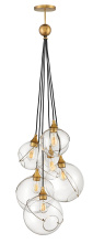 Hinkley 30306HBR - Medium Six Light Multi Tier Chandelier