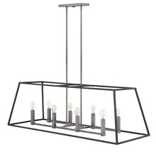 Hinkley 3338DZ - Eight Light Open Frame Linear