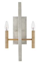 Hinkley 3460CG - Large Two Light Sconce