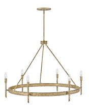 Hinkley 3678CPG - Large Single Tier Chandelier