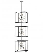 Hinkley 46318BLK-PN - Double XL Open Frame Pendant