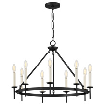 Hinkley 47475BK - Medium Ring Chandelier