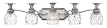 Hinkley 5315PL - Five Light Vanity