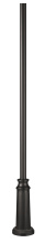 Hinkley 6808BK - 8' Surface Mount Post