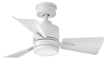 Hinkley 906030FMW-LDA - Atom 30" LED Fan