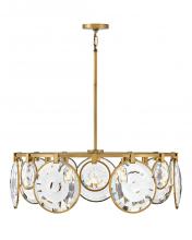 Fredrick Ramond FR31265HBR - Medium Convertible Drum Chandelier