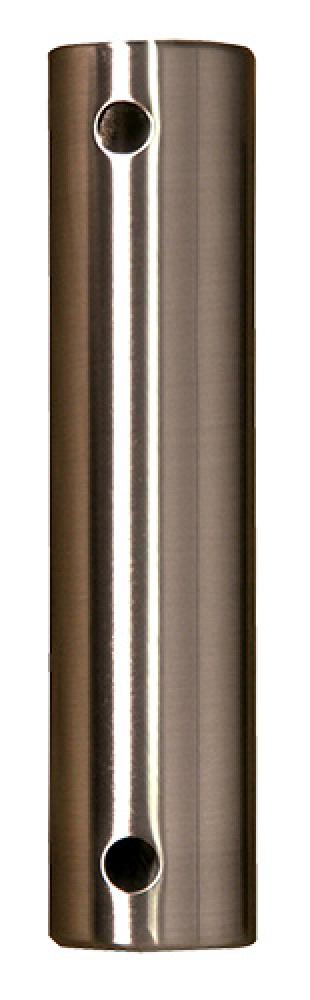 24-inch Stainless Steel Ceiling Fan Downrod - Brushed Nickel