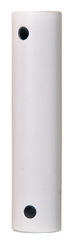 48-inch Stainless Steel Ceiling Fan Downrod - Matte White