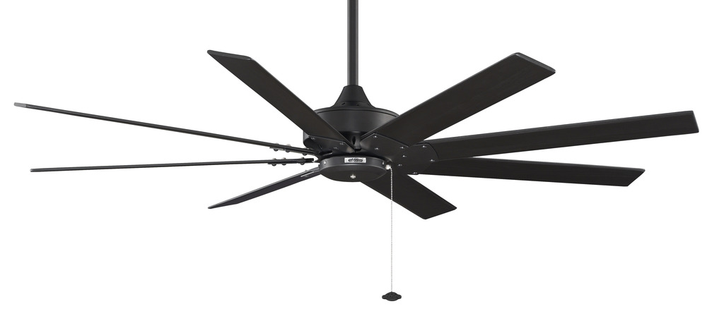 Levon 63 inch Indoor Ceiling Fan - Black with Black blades