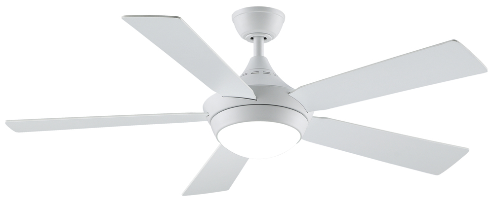 Celano v2 52 inch Indoor Ceiling Fan with LED Light Kit - Matte White with Matte White blades