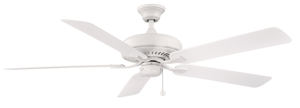 Edgewood 60 inch Indoor/Outdoor Ceiling Fan - Matte White with Matte White blades