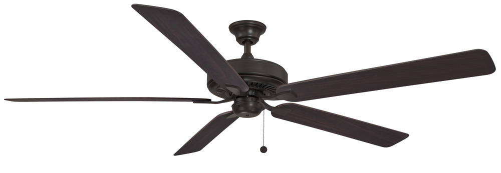 Edgewood 72 inch Indoor/Outdoor Ceiling Fan - Dark Bronze with Dark Walnut blades