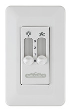 Fanimation CW2WH - Ceiling Fan Wall Control Non-Reversing - 3 Speed Fan and Light - White
