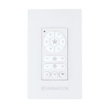 Fanimation TW407 - Ceiling Fan Wall Control - 6 Speed DC Motor Fan and Uplight/Downlight - White