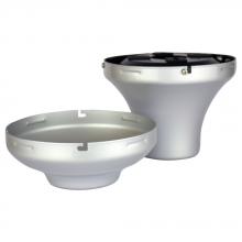 Fanimation SCK1-52SLW - Ceiling Fan Sloped Ceiling Kit - 1-inch - Silver - Wet Rated