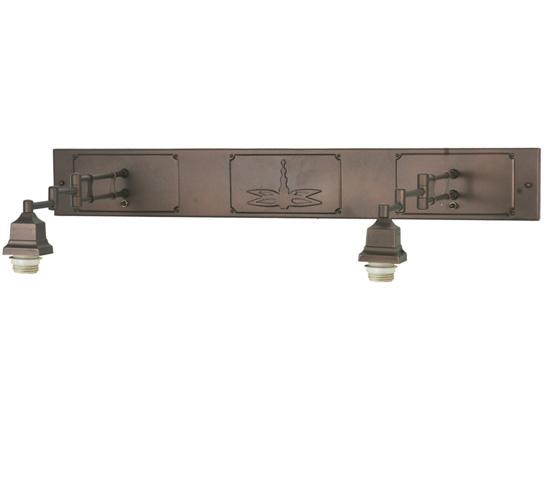 36" Wide Dragonfly 2 Light Swing Arm Wall Sconce Hardware