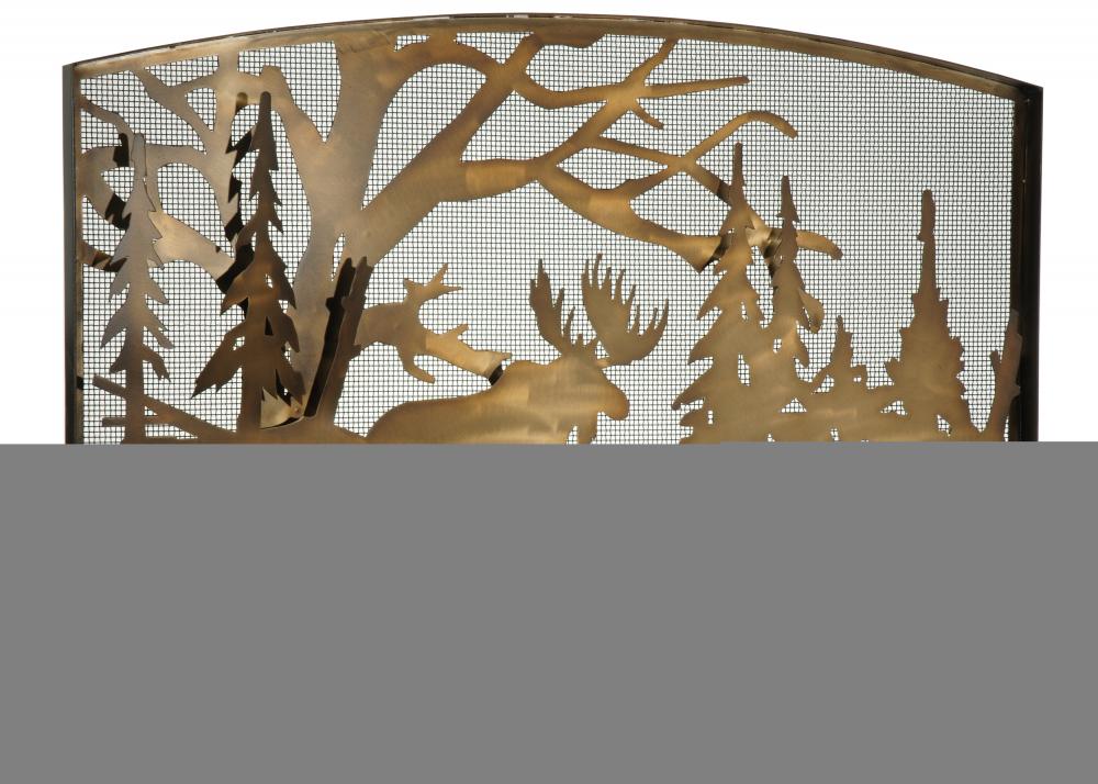 60 W X 40 H Moose Creek Arched Fireplace Screen 113069