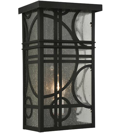 9" Wide Revival Deco Wall Sconce