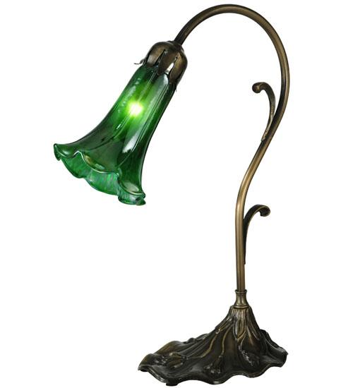 17537 Meyda Lighting 10.5'W Green Pond Lily 3 Lt Wall Sconce 