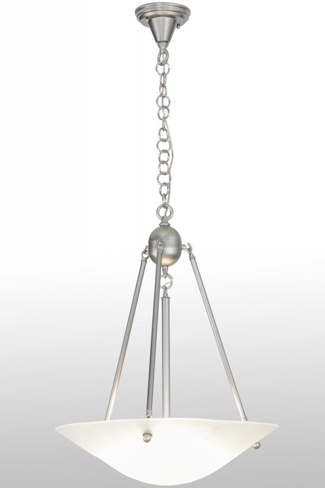 20"W Revival Frosted Deco Ball Inverted Pendant