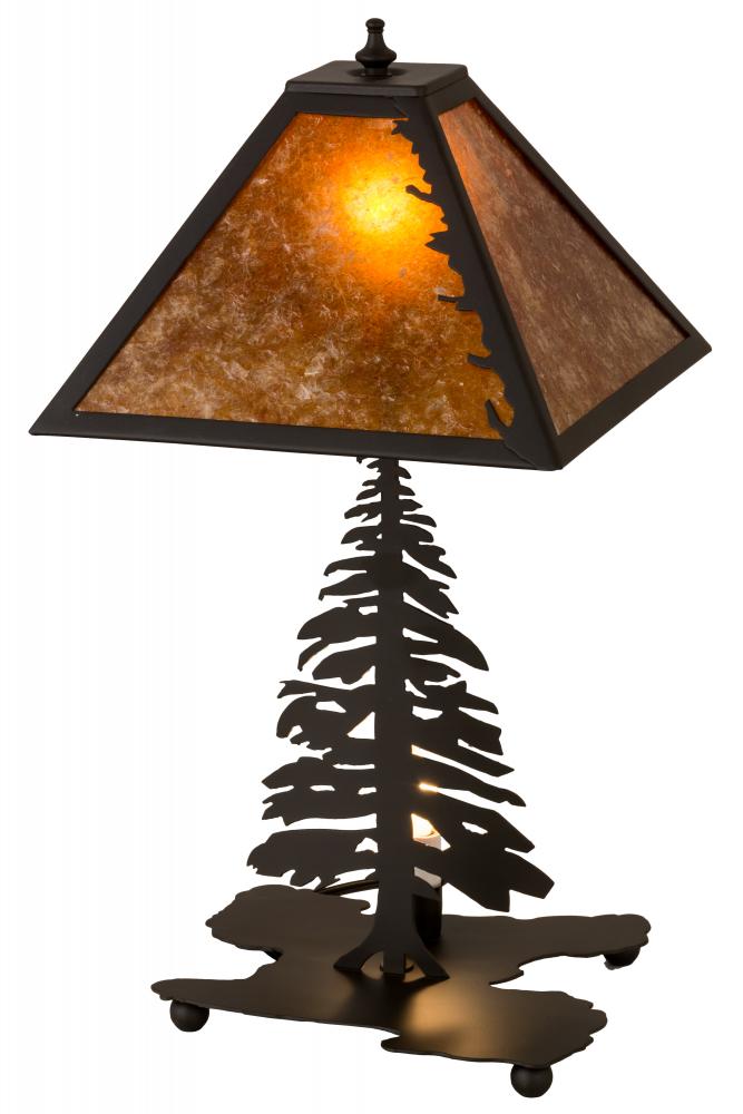 21" High Leaf Edge Table Lamp