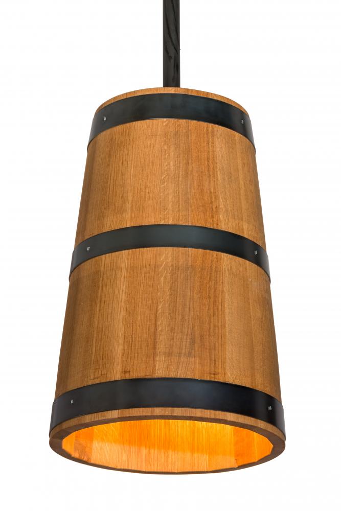 17" Wide Whiskey Barrel Pendant