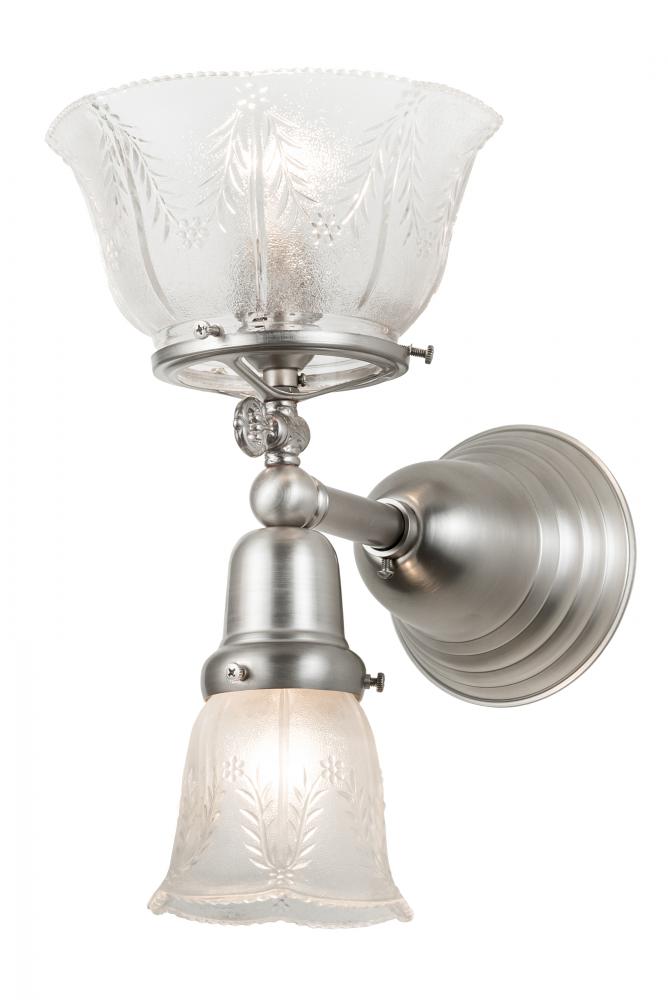 7.5" Wide Revival Gas & Electric 2 Light Wall Sconce