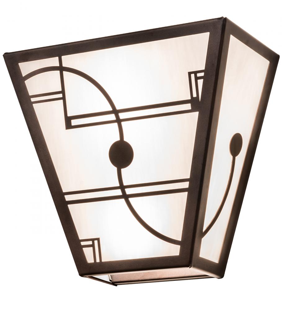 13" Wide Revival Deco Wall Sconce