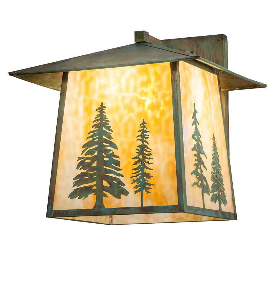 18" Wide Stillwater Tall Pines Wall Sconce