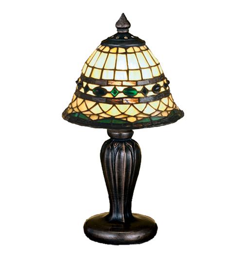 15"H Tiffany Roman Mini Lamp