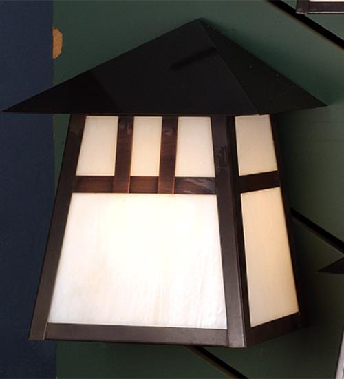 12" Wide Stillwater Double Bar Mission Wall Sconce