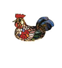 Meyda White 12122 - 6.5"H Rooster Accent Lamp