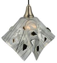 Meyda White 122305 - 13" Wide Handkerchief Metro Fusion Licorice Pendant