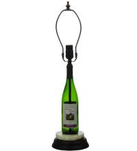 Meyda White 133661 - 25.5"H Personalized Wine Bottle Table Base