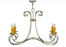 Meyda White 137245 - 34.5" Wide Elon 6 Light Chandelier