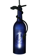 Meyda Tiffany 137403 - 3" Wide Personalized Thirsty Owl Wine Bottle Mini Pendant