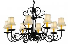 Meyda White 137699 - 36"W Corrina 8 LT Chandelier
