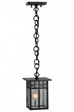 Meyda White 143620 - 6"Sq Mission Hanging Lantern Mini Pendant