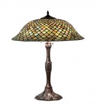 Meyda White 147470 - 26" High Tiffany Fishscale Table Lamp