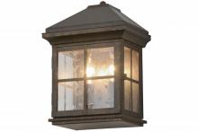 Meyda White 153913 - 8"W Myles Lantern Wall Sconce